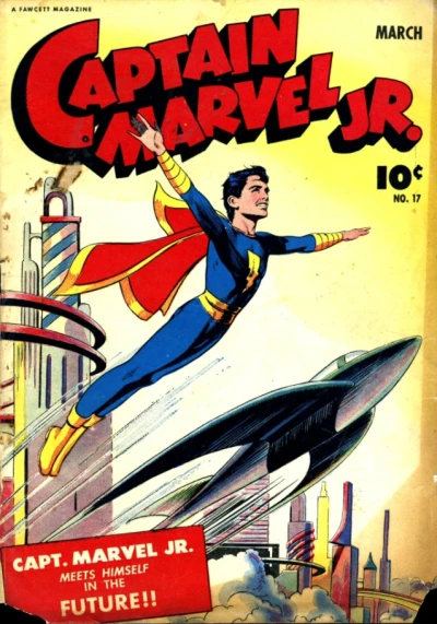 Cover of Capt. Marvel Jr. Meets Himself in the Future!!