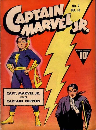 Cover of Capt. Marvel Jr. Meets Captain Nippon