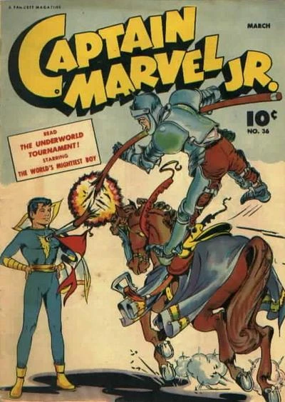 Cover of Capt. Marvel Jr. Battles Sivana Jr