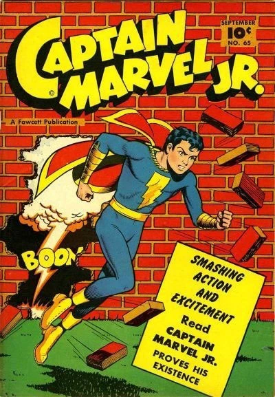 Cover of Capt. Marvel Jr. Proves His Existence