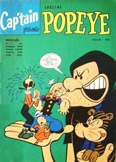 Cover of Popeye en miniature
