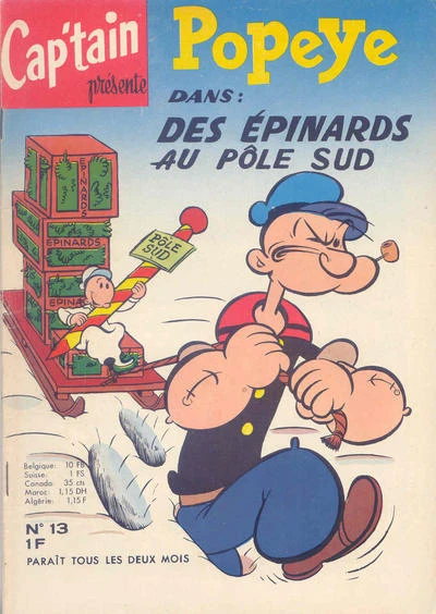 Cover of Des épinards au pôle sud