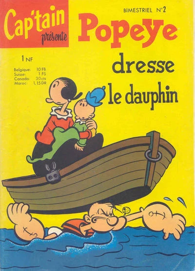 Cover of Popeye dresse le dauphin