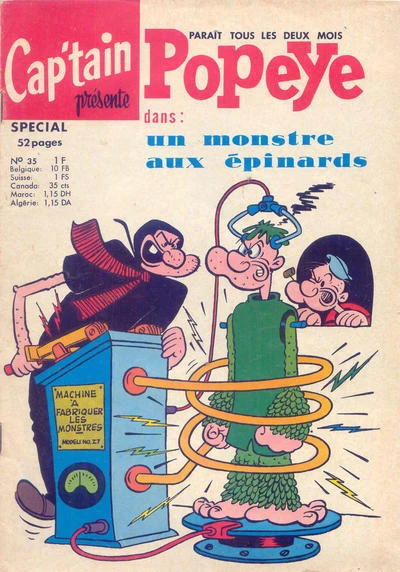 Cover of Un monstre aux épinards