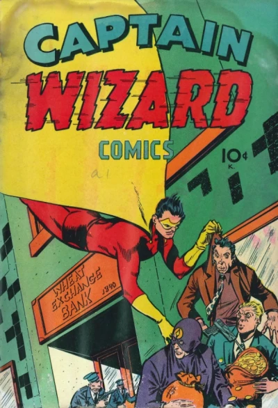 Cover of Captain Wizard Comics