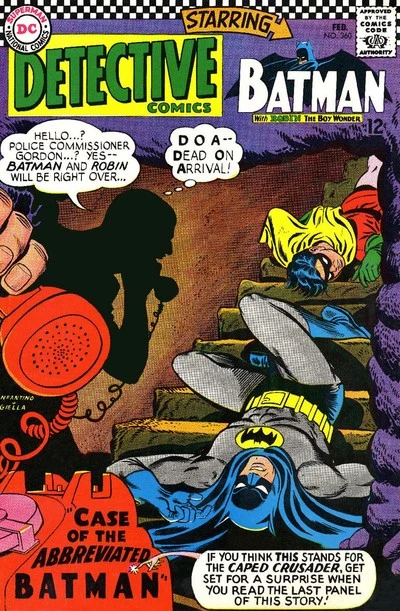 Cover of Case of the Abbreviated Batman