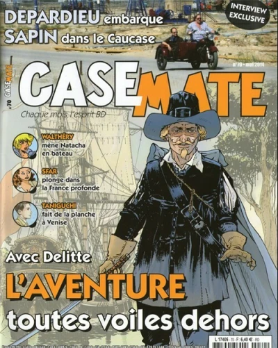 Cover of Avec Delitte l'aventure toutes voiles dehors