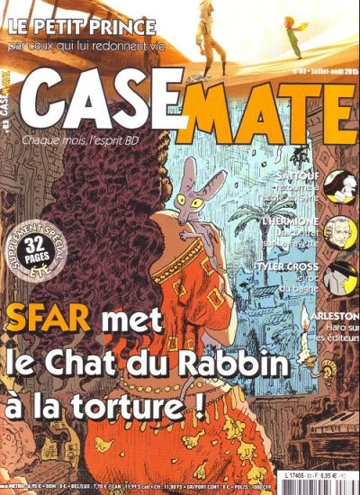 Cover of SFAR met le Chat du Rabbin à la torture !