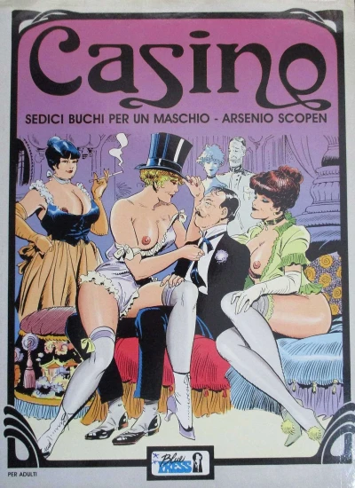 Cover of Sedici buchi per un maschio - Arsenio Scopen