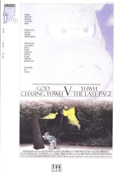 Cover of Latter Days 21 : Chasing YHWH V: The Last Page