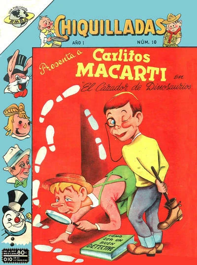 Cover of Carlitos Macarti en "El Casador  de Dinosaurios"