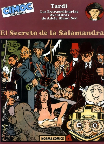 Cover of Las extraordinarias aventuras de Adèle Blanc-Sec: El secreto de la salamandra
