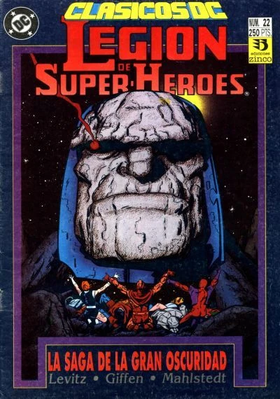 Cover of Legion of Super Heroes: La Saga de la Oscuridad