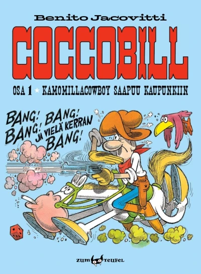 Cover of Kamomillacowboy saapuu kaupunkiin