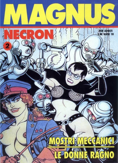 Cover of Necron 2: Mostri meccanici; Le donne ragno