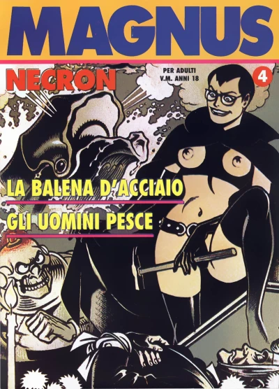 Cover of Necron 4: La balena d'acciaio; Gli uomini pesce