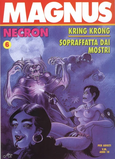 Cover of Necron 6: Kring Krong; Soppraffatta dai mostri
