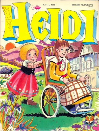 Cover of Le avventure della piccola Heidi, liberamente tratto dall'opera originale di Johanna Spyri