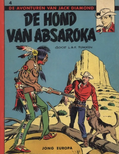 Cover of De avonturen van Jack Diamond: De hond van Absaroka