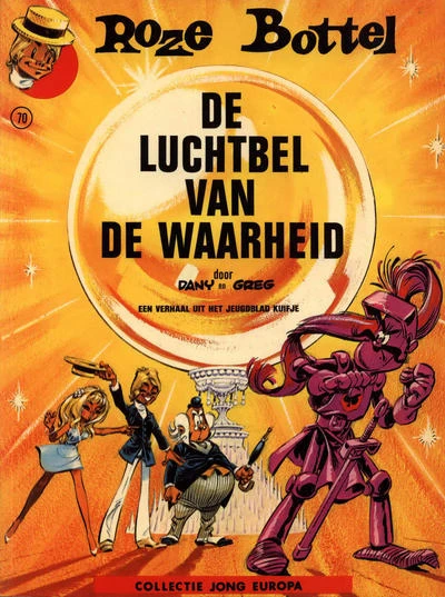 Cover of Roze Bottel: De Luchtbel van de Waarheid