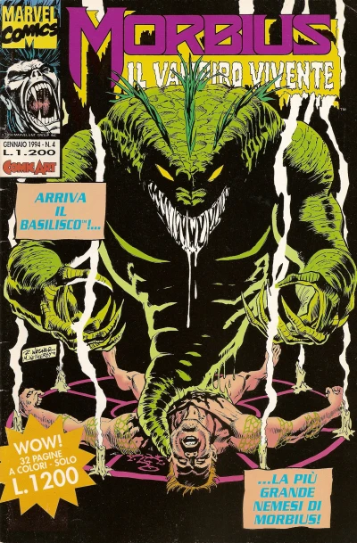 Cover of Morbius, il vampiro vivente 4