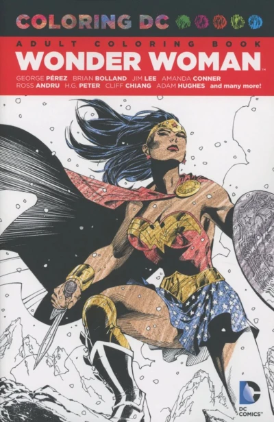 Cover of Coloring DC: Wonder Woman