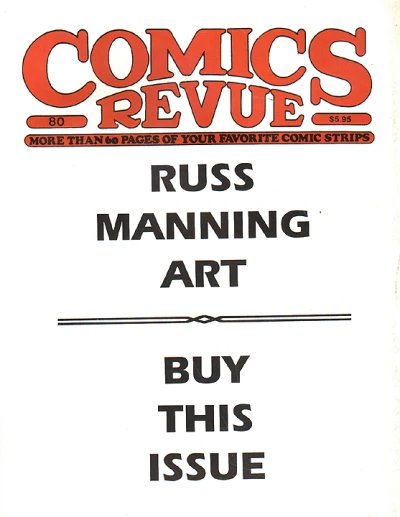 Cover of Russ Manning Art : Buy This Issue