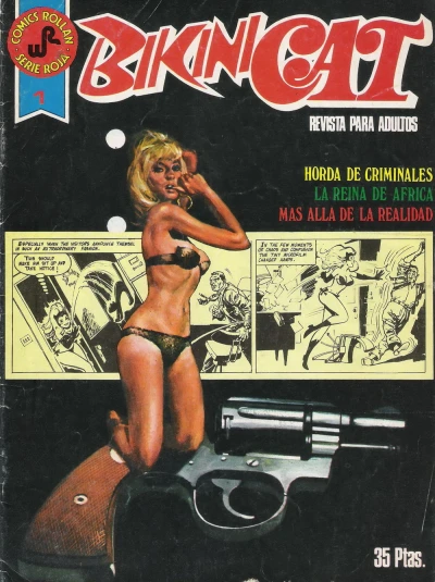 Cover of Bikini Cat 1: Horda de criminales; La reina de Africa; Más allá de la realidad