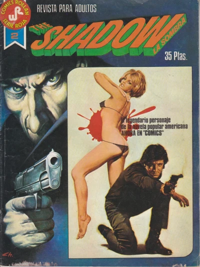 Cover of The Shadow 2: Bliss es la muerte; El crimen en la cripta de satan!; Las noche de los asesinos