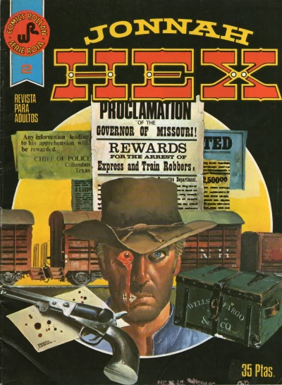 Cover of Jonnah Hex 2: Un acuerdo de cien dolares; El ultimo deseo de un pistolero; Los asesinos mueren solos; Yo soy Davy Crockett