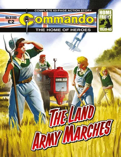 Cover of The Land Army Marches