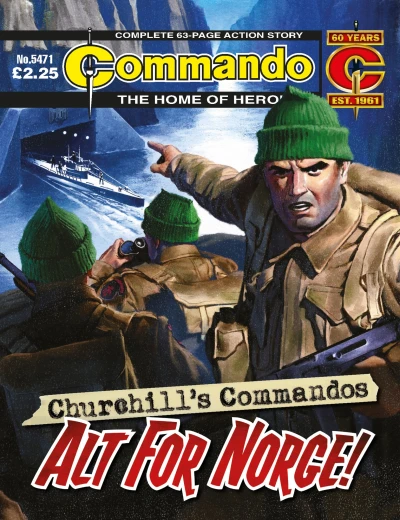 Cover of Churchill's Commandos: Alt for Norge!