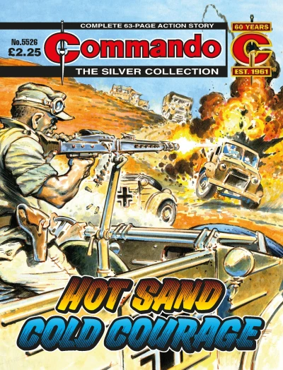 Cover of Hot Sands Cold Courage