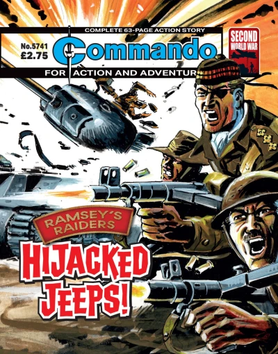 Cover of Ramsey’s Raiders: Hijacked Jeeps!