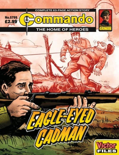 Cover of Eagle-eyed Cadman: The Fighting Coward