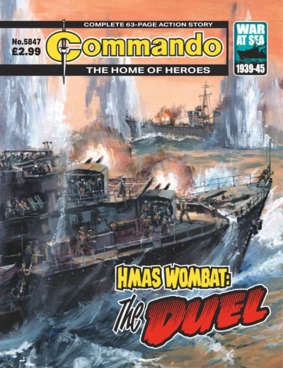 Cover of HMAS Wombat: The Duel