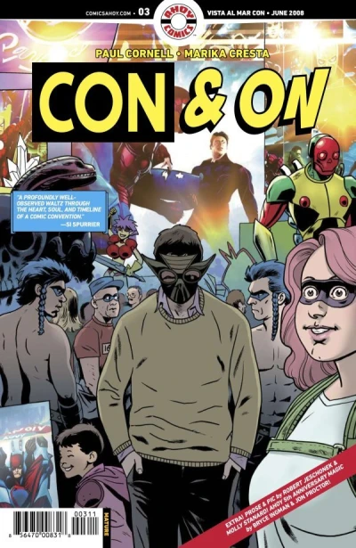 Cover of Con & On, Chapter Three; Evelyn is Everything; Partially Naked Came the Corpse! Part Two