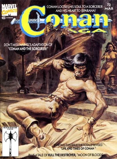 Cover of The Life and Times of Conan - Part 1; The Sorcerer and the Soul; King Kull Must Die - Part 5: Moon of Blood