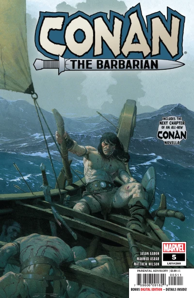Cover of The Life & Death of Conan Part Five: The Captain of the Ship of the Dead