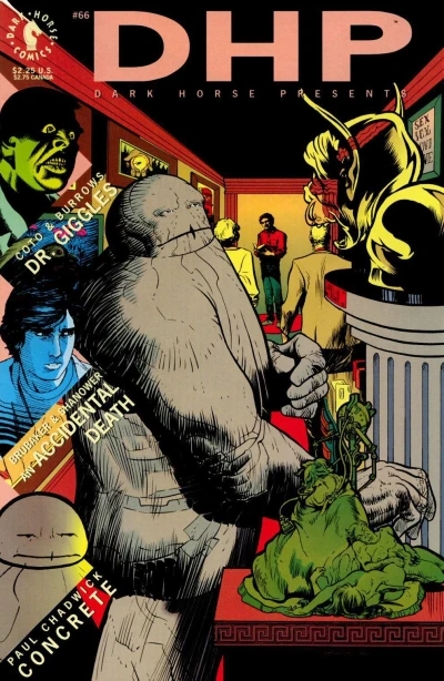 Cover of Concrete; Dr. Giggles; An Accidental Death; Alec