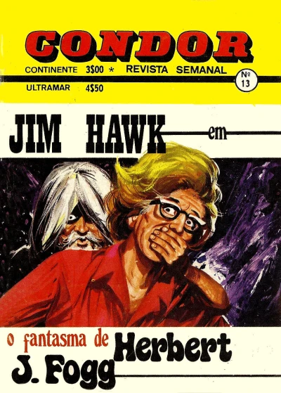 Cover of Jim Hawk em o fantasma de Herbert J. Fogg