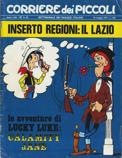 Cover of Le avventure di Lucky Luke: Calamity Jane