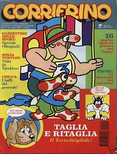 Cover of Taglia e Ritaglia: Il Tartadirigibile!