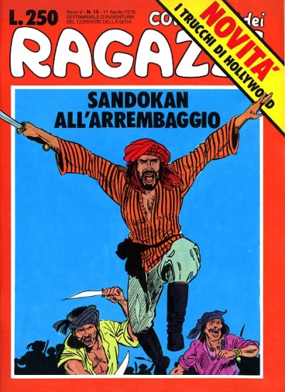 Cover of Sandokan all'arrembaggio