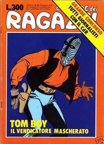 Cover of Tom Boy: Il Vendicatore Mascherato