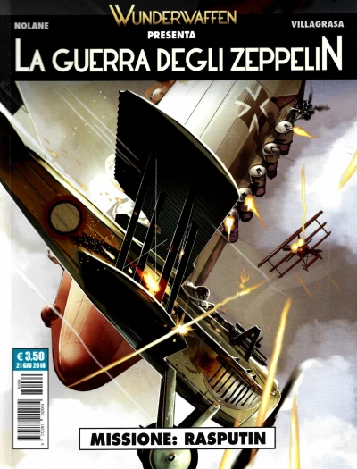 Cover of Wunderwaffen presenta La guerra degli zeppelin: Missione: Rasputin