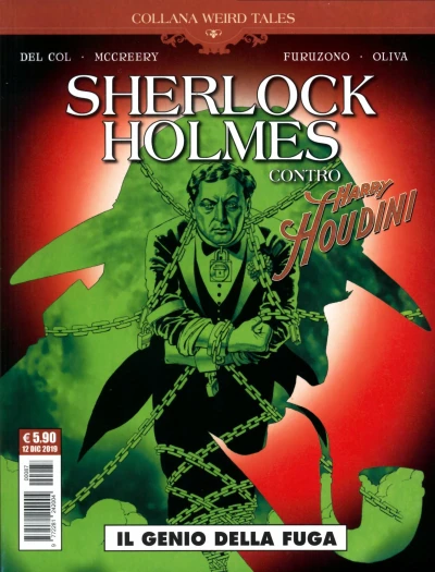 Cover of Sherlock Holmes contro Harry Houdini: Il genio della fuga