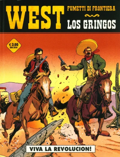Cover of West - Fumetti di frontiera 12: Los gringos: Viva la revolucion!