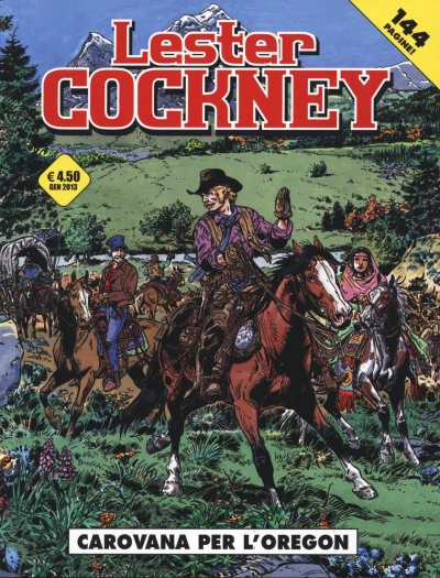 Cover of Lester Cockney 4: Carovana per l'Oregon