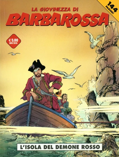 Cover of La giovinezza di Barbarossa 2: L'isola del demone rosso